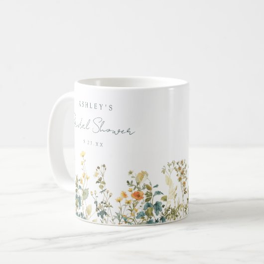Mug Faveur de mariage champêtre (Devant gauche)