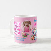 Mug Favori de code-barres de fête d'anniversaire pour (Devant gauche)