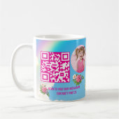 Mug Favori de code-barres de fête d'anniversaire pour (Gauche)