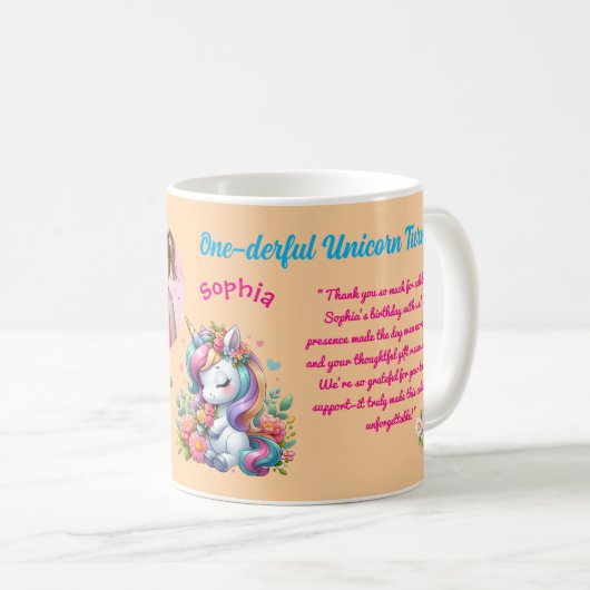 Mug Favori de code-barres de fête d'anniversaire pour (Devant droit)