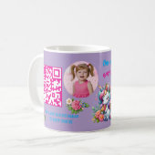 Mug Favori de code-barres de fête d'anniversaire pour (Devant gauche)