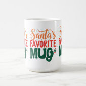 Mug favori de père Noël - Design classique 15 oz (Centre)