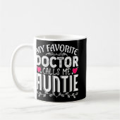 Mug Favori Docteur m'appelle Tante Fun Mère Médicale (Gauche)
