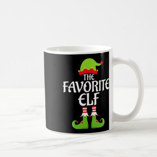 Mug Favori Elf Matching Famille Groupe Noël (Droite)