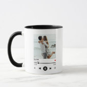 Mug Favori Song Music Playlist Photo avec code Qr (Gauche)