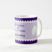 Mug Favoris de mariage Lilacs blancs (Devant droit)