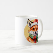 Mug Favoris de Noël animal amusant - Fox 1 (Devant droit)