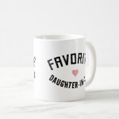 Mug Favorite de la belle-fille Réunion de famille Drôl (Devant droit)