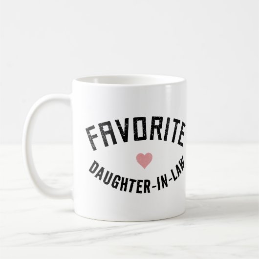 Mug Favorite de la belle-fille Réunion de famille Drôl (Gauche)