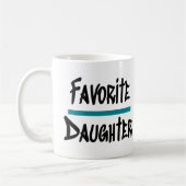 Mug Favorite Fille Mignonne Nouveauté amusante (Gauche)