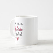 Mug Favorite Student Personalized Teacher Gift (Devant gauche)