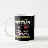 Mug Favorite veteran is husband boyfriend veterans day (Gauche)