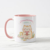 Mug Favourite Aunt Cute Kawaii Kitty Cat Sweet Pink (Gauche)
