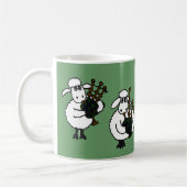 Mug FB moutons impressionnants jouant des cornemuses (Gauche)