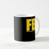 Mug FBI, Federal Bureau of Investigation Sueur classiq (Devant droit)