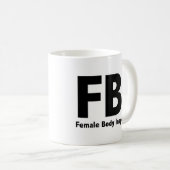 Mug FBI M. Funny Rude Humour (Devant droit)