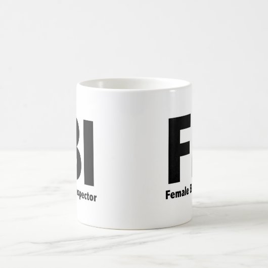 Mug FBI M. Funny Rude Humour (Centre)