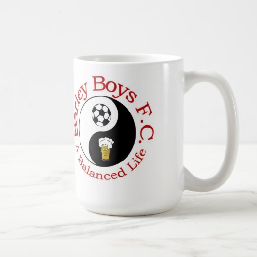 Mug FC de garçons d'orge - une vie équilibrée (Droite)