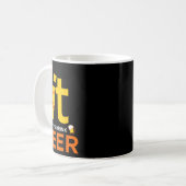 Mug Fck It Let's Drink Beer - Drôle Rude Boire (Devant gauche)
