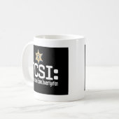 Mug FCSI :  Enquête de scène du crime de mode (Devant gauche)
