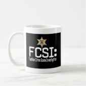Mug FCSI :  Enquête de scène du crime de mode (Gauche)