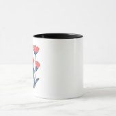 Mug FDT Floral Wreath Subtle Feminine Boho Anti-Trump (Centre)