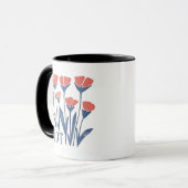 Mug FDT Floral Wreath Subtle Feminine Boho Anti-Trump (Devant gauche)