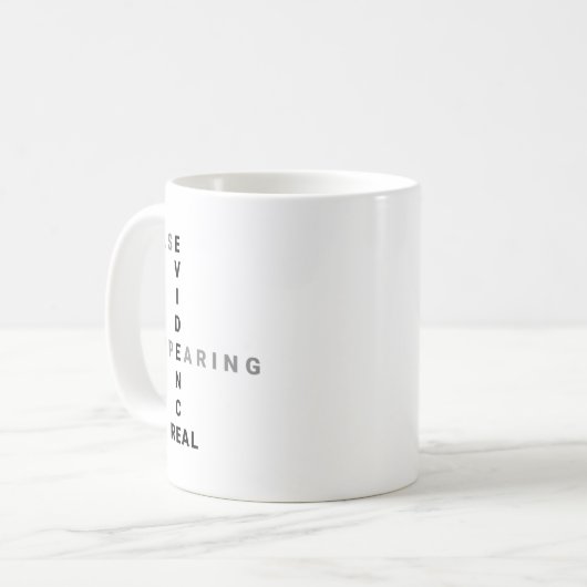 Mug Fear False Evidence Appearing Real Motivational  (Devant gauche)
