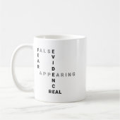 Mug Fear False Evidence Appearing Real Motivational  (Gauche)