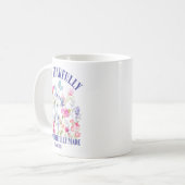 Mug Fearfully And Wonderfully Made Floral Christian Bi (Devant gauche)