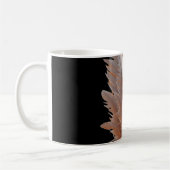 Mug Feathered Duality Balance of Light Amber & Ivory S (Gauche)