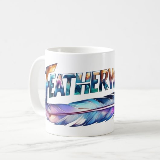 Mug Featherweight Feather Art | MMA Boxing Fitness Gym (Devant gauche)