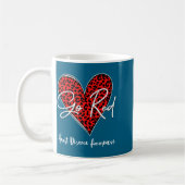 Mug February Is Red Heart Health Heart Disease Awarene (Gauche)