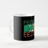 Mug Feckin Eejit Irlande Irish Slang drôle Irlande (Devant gauche)