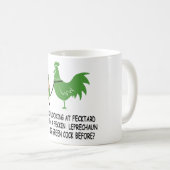 Mug Fecktard d'Irlandais de Feckin (Devant droit)