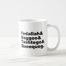 Fedallah Daggoo Tashtego Queequeg | Copains de Mob