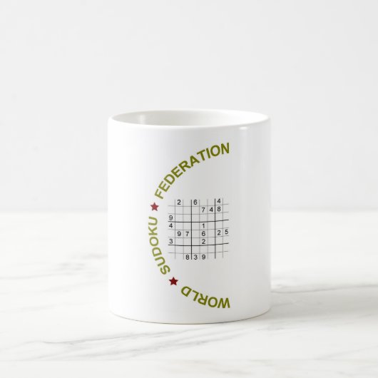 Mug Fédération de Sudoku du monde (Centre)