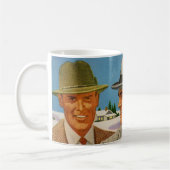 Mug fedora des années 1950 en trio (Gauche)