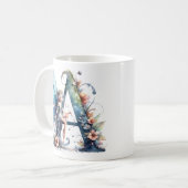 Mug Fée à lettre monogramme A (Devant gauche)