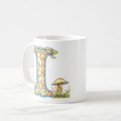 Mug Fée Arc-en-Ciel Initiale 'I' (Devant gauche)