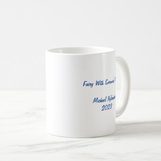 Mug Fée Avec Ailes Sorties (Devant droit)