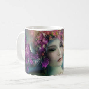 Mug Fée Dans Le Jardin Fleur Aquarelle