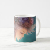 Mug Fée Dans Le Jardin Lune Aquarelle (Devant droit)