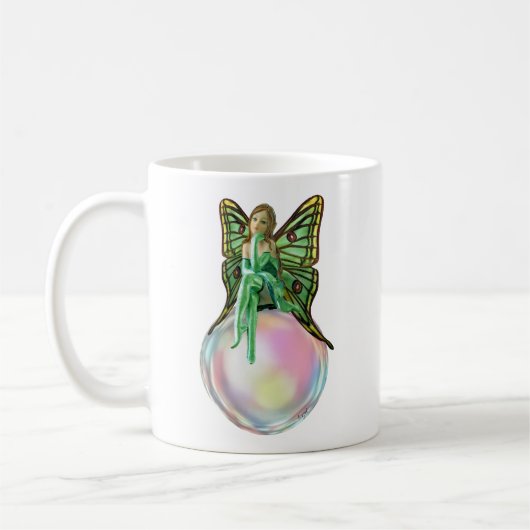 Mug Fée De Bulle, Fleur Fée, Dons De Fée, Fée, (Gauche)