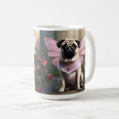 Mug Fée de Carlin rose adorable, (Devant droit)