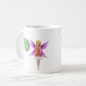 Mug Fée de Catalpa Tree avec feuille (Devant gauche)
