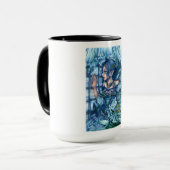 Mug Fée de givre vue d'un hiver saphir (Devant gauche)