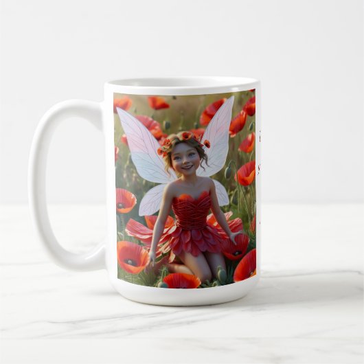Mug Fée de la Fleur de Pavot  (Gauche)