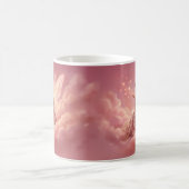 Mug Fée de la Saint-Valentin sur des nuages roses Fant (Centre)