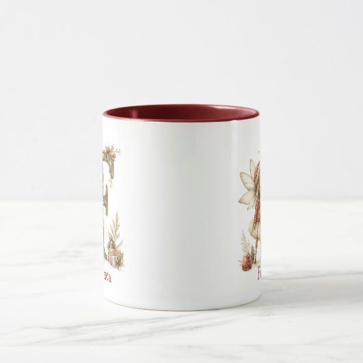 Mug Fée de Noël personnalisée (Centre)